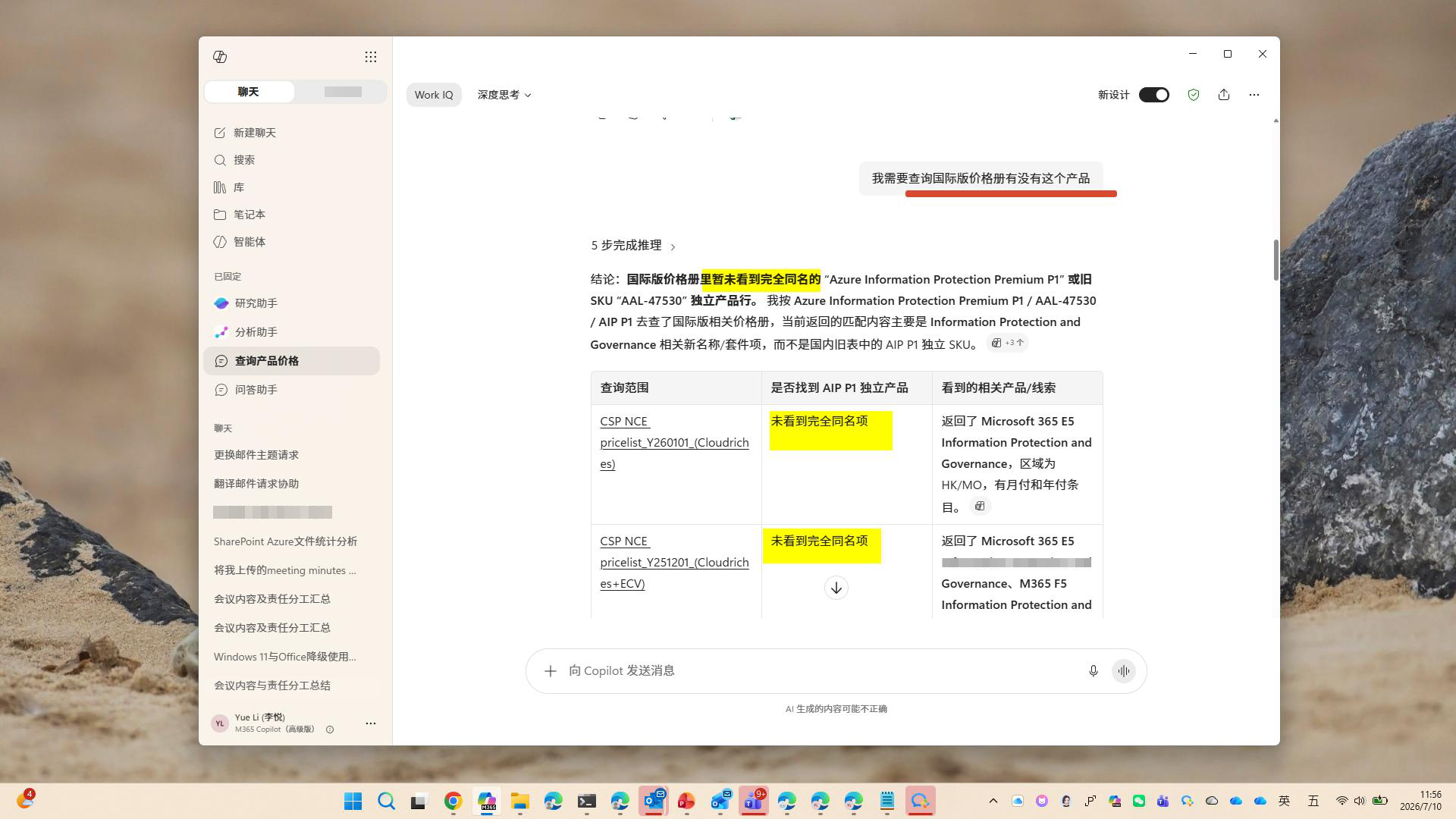 Copilot 检查确认结果